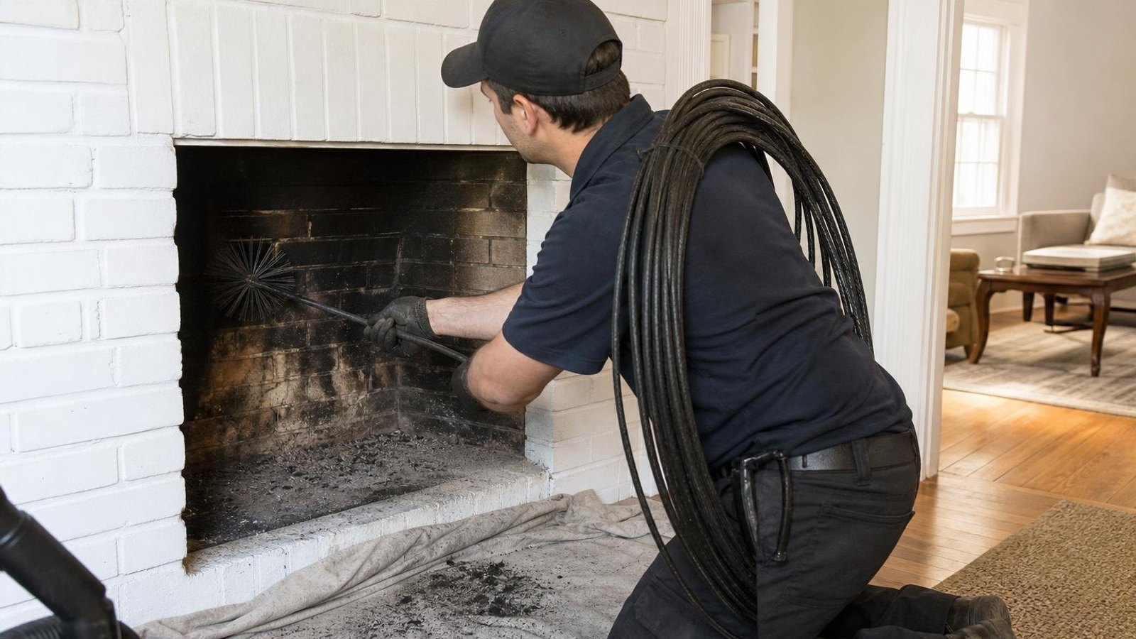 Practical chimney sweep & inspection in West Hartford
